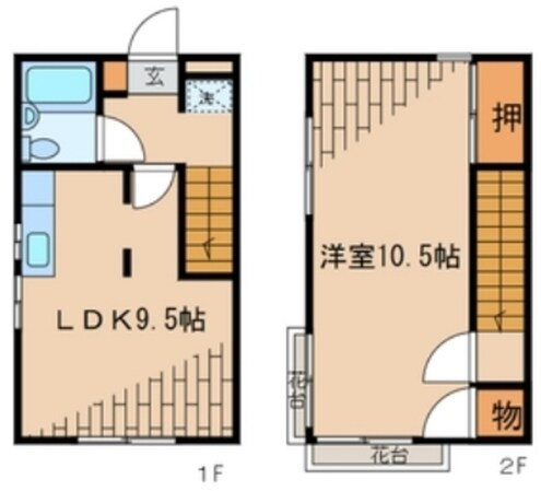 メゾンドール2の物件間取画像